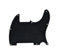 KAISH 8 fori Tele Blank Guitar Pickguard Tele Pick Guard Scratch Plate per Telecaster Esquire Nero 3 Ply