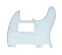 KAISH 8 fori Tele Chitarra Humbucker Pick Guard TL Pickguard per Telecaster/Tele Made in USA/Mexico White Pearl