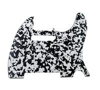 KAISH 8 Fori Tele Style Pickguard TL Chitarra Pick Guard Scratch Plate per Tele/Telecaster Nero/Bianco Agata