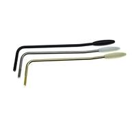 KAISH Acciaio inossidabile USA Thread Tremolo Trem Arm Whammy Bar Adatto Americano/Messicano Standard o Vintage Strat Nickel/Nero/Oro con 3 punte