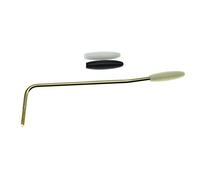 KAISH Acciaio inossidabile USA Thread Tremolo Trem Arm Whammy Bar Adatto Americano/Messicano Standard o Vintage Strat Gold con 3 punte