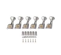 Kaish, accordatori di bloccaggio per chitarra, rapporto di trasmissione 18:1 6 Inline Left Handed Cromato