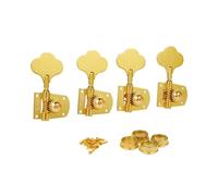 KAISH Accordatori per basso a quadrifoglio dorato, per accordatura dei bassi per Standard/Highway One Series Jazz J Bass/Precision P Bass