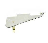 KAISH Aged Pearl LP - Battipenna per chitarra con staffa in acciaio inossidabile dorato e viti di montaggio in acciaio per USA Les Paul