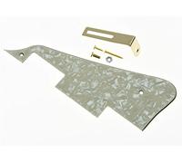 Kaish aged Pearl LP chitarra battipenna oro con staffa per Epiphone Les Paul