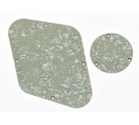 Kaish aged Pearl LP interruttore controllo piastra posteriore piastra cavità copertura per Epiphone Les Paul