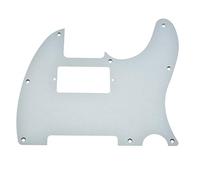 KAISH Alluminio Opaco Tele Humbucker Style Battipenna Metallo Anodizzato TL Pick Guard Scratch Piastra per American/Messicano Telecaster Argento Opaco