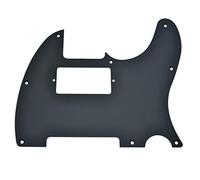 KAISH Alluminio Opaco Tele Humbucker Style Battipenna Metallo Anodizzato TL Pick Guard Scratch Plate per American/Messicano Telecaster Nero Opaco