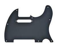 KAISH Alluminio Opaco Tele Style Battipenna Metallo Anodizzato TL Pick Guard Scratch Plate per American/Messicano Telecaster Nero Opaco