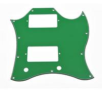 KAISH American Standard SG - Battipenna integrale per chitarra SG Special USA, 3 strati, colore: verde