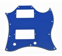 KAISH American Standard SG - Battipenna integrale per chitarra USA, SG speciale, blu, 3 strati