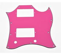 KAISH American Standard SG - Battipenna integrale per chitarra USA, SG speciale, rosa, 3 strati