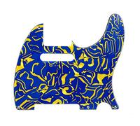 KAISH American Vintage 5 Fori Tele Battipenna TL Chitarra Pick Guard Scratch Plate per Tele/Telecaster Shell Blu