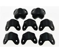 KAISH - Amplificatore per chitarra a due fori, in plastica, colore: nero, 8 pezzi