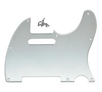 Kaish argento specchio tele chitarra battipenna scratch piastra per Fender Telecaster