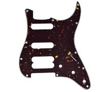 KAISH Battipenna a 11 fori American Modern ST Style HSS Round Corner Humbucking senza fori per le viti per chitarre Strat Ultra Series Dark Tortoise