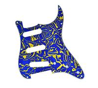 KAISH Battipenna a 11 fori ST/Strat Style SSS Pick Guard per USA/Messico Stratocaster/Stratocaster Blue Shell