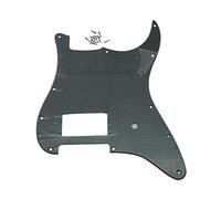 Kaish Battipenna a 11 fori, ST Strat, un humbucker, per chitarra Fender Delonge, Nero opaco 1 velo.