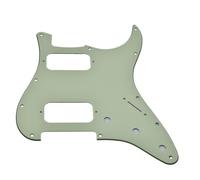KAISH Battipenna a 11 fori stile moderno 2-Humbucker H/H per American Strat con doppio pickup humbucking Humbucker con angoli arrotondati, verde menta