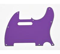 KAISH Battipenna a 8 fori per chitarra Tele Style TL, piastra antigraffio per Telecaster/Tele, viola, 3 strati