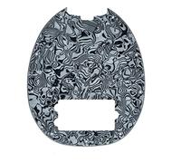 KAISH Battipenna basso Fit per Musicman classico 4 corde StingRay modelli di basso Nero WhiteShell