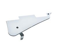 KAISH Battipenna bianco a 3 strati per chitarra LP con staffa in acciaio inox nero e viti di montaggio in acciaio per USA Les Paul