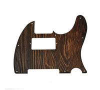 KAISH Battipenna in plastica per chitarra a 8 fori con stampa 3D in stile Tele, per USA/Messico, Telecaster, modello legno