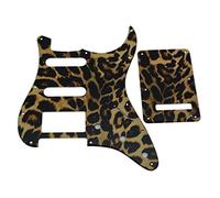 Kaish, battipenna in plastica per chitarra HSS, con stampa 3D, per statistiche americane e parafango messicano Motivo leopardato.