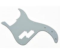 Kaish, battipenna per basso stile P Bass con 13 fori, piastra antigraffio PB, battipenna per basso Precision P Bass USA/Messico, bianco a 3 strati