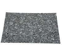 Kaish, battipenna per chitarra e basso, in materiale liscio, 290 x 430 mm Black/White Shell