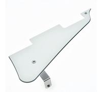 KAISH Battipenna per chitarra Les Paul a 3 strati avorio con staffa in acciaio inossidabile cromato e viti di montaggio in acciaio per USA Les Paul