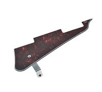 Kaish, battipenna per chitarra Les Paul, con staffa in acciaio inossidabile cromato e viti di montaggio in acciaio, colore rosso nero tartarugato per USA Les Paul