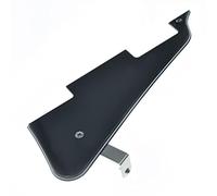 KAISH Battipenna per chitarra LP 3 strati con supporto in acciaio inossidabile cromato e viti di montaggio in acciaio per Gibson Les Paul USA Nero