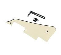 KAISH Battipenna per chitarra LP a 3 strati, colore bianco invecchiato con staffa nera per Epiphone Les Paul