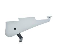 KAISH Battipenna per chitarra LP in alluminio anodizzato in metallo argento con staffa in acciaio inossidabile nero e viti di montaggio in acciaio per USA Gibson Les Paul