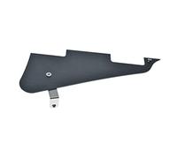 KAISH Battipenna per chitarra LP in metallo nero anodizzato con staffa in acciaio inox cromato e viti di montaggio in acciaio per USA Gibson Les Paul