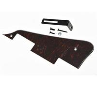 KAISH Battipenna per chitarra LP rosso nero tartaruga con staffa nera per Epiphone Les Paul
