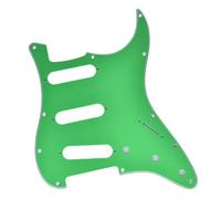 Kaish, battipenna per chitarra ST/Stratocaster stile Strat SSS, 11 fori, in alluminio, per Stratocaster USA/Messico, verde a 3 strati