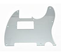 Kaish, battipenna per Fender Telecaster con pick-up humbucker, colore argento, a specchio