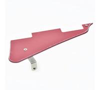 KAISH Battipenna rosso a 3 strati per chitarra LP con staffa in acciaio inox nichel e viti di montaggio in acciaio per USA Les Paul