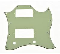 Kaish, battipenna SG Full Face American Standard per chitarra SG Special, verde menta, 3 strati, prodotto negli USA