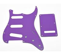 KAISH Battipenna SSS a 11 fori per piastra posteriore Tremolo Trem copertura per Stratocaster USA/Messico/Stratocaster viola a 3 strati