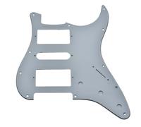 KAISH Battipenna standard ST HSH a 11 fori per American Strat Humbucker con angolo quadrato bianco a 3 strati