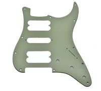 KAISH Battipenna standard ST HSH a 11 fori per American Strat Humbucker senza fori per viti, verde menta