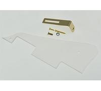 KAISH Battipenna trasparente per chitarra LP con staffa dorata per Epiphone Les Paul