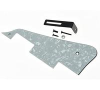 Kaish bianco perla LP chitarra battipenna nero con staffa per Epiphone Les Paul