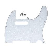 Kaish bianco perla tele chitarra battipenna scratch piastra per Fender Telecaster