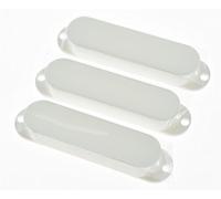 Kaish bianco ST Strat chiusi Single Coil copertura sigillato pickup Covers per Fender