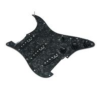KAISH Black Pearl - Battipenna precablato per chitarra elettrica, con pickup Wilkinson, per Stratocaster FD USA/Messico