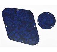 Kaish Blue Pearl LP interruttore controllo piastra posteriore piastra cavità copertura per Epiphone Les Paul
